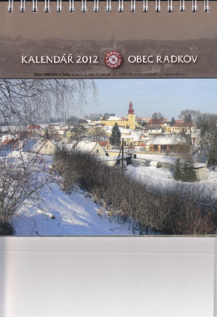 Stolní kalendář Radkov 2012